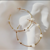 Saltwater Pearl Hoops